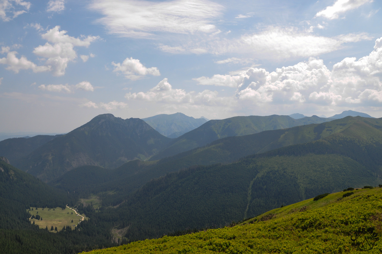 Dolina Chochołowska widziana z góry